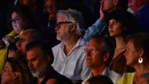 Tim Robbins in platea ph Pino Izzo 300x169