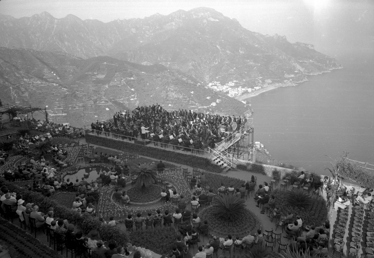foto antica giadini villa rufolo